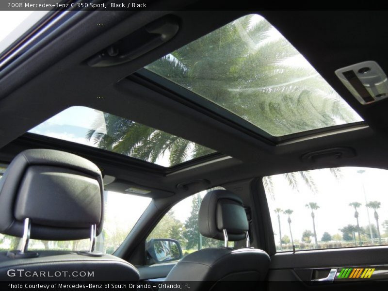 Black / Black 2008 Mercedes-Benz C 350 Sport