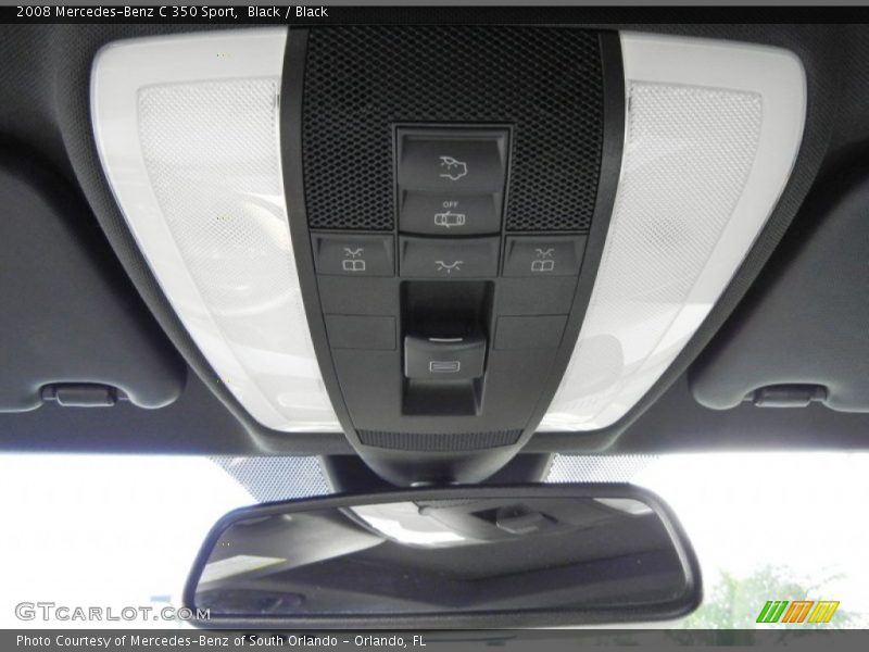 Black / Black 2008 Mercedes-Benz C 350 Sport