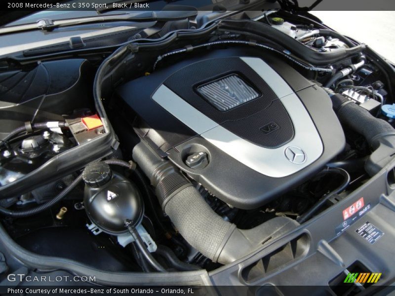 Black / Black 2008 Mercedes-Benz C 350 Sport