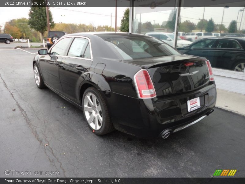 Gloss Black / Black 2012 Chrysler 300 SRT8