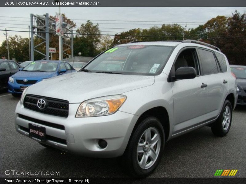 Classic Silver Metallic / Ash 2008 Toyota RAV4 4WD