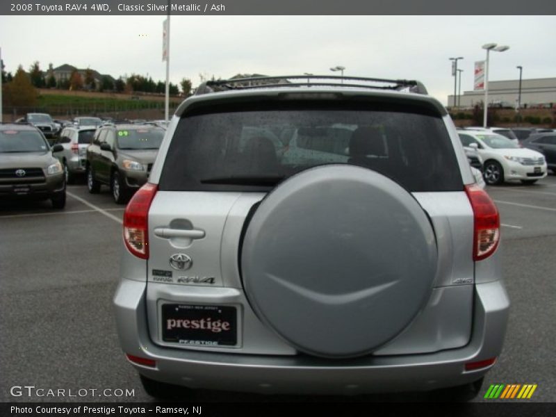 Classic Silver Metallic / Ash 2008 Toyota RAV4 4WD