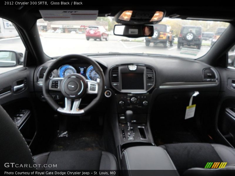 Gloss Black / Black 2012 Chrysler 300 SRT8
