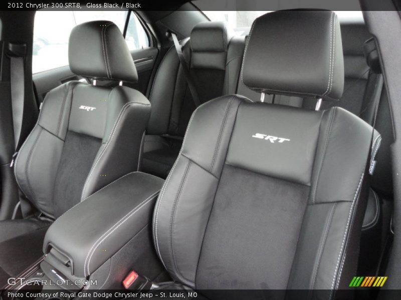  2012 300 SRT8 Black Interior