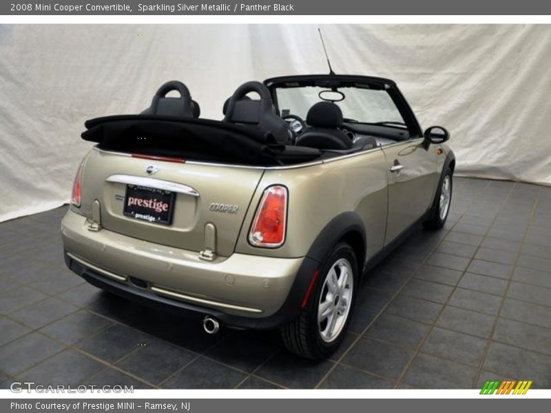 Sparkling Silver Metallic / Panther Black 2008 Mini Cooper Convertible