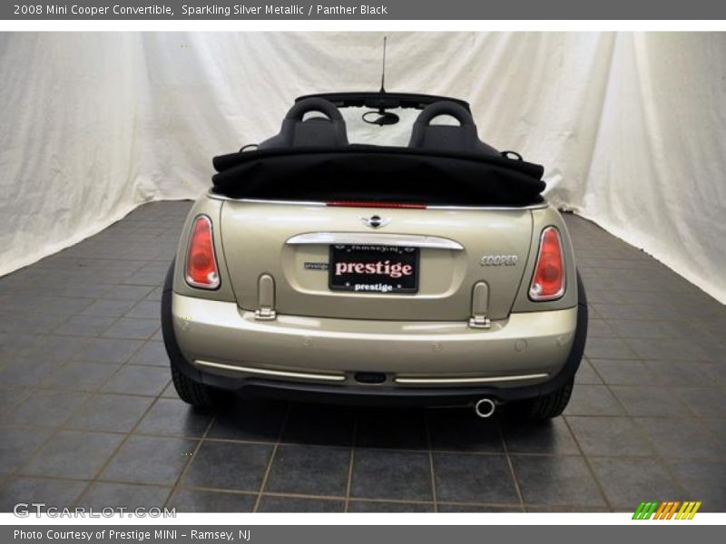 Sparkling Silver Metallic / Panther Black 2008 Mini Cooper Convertible