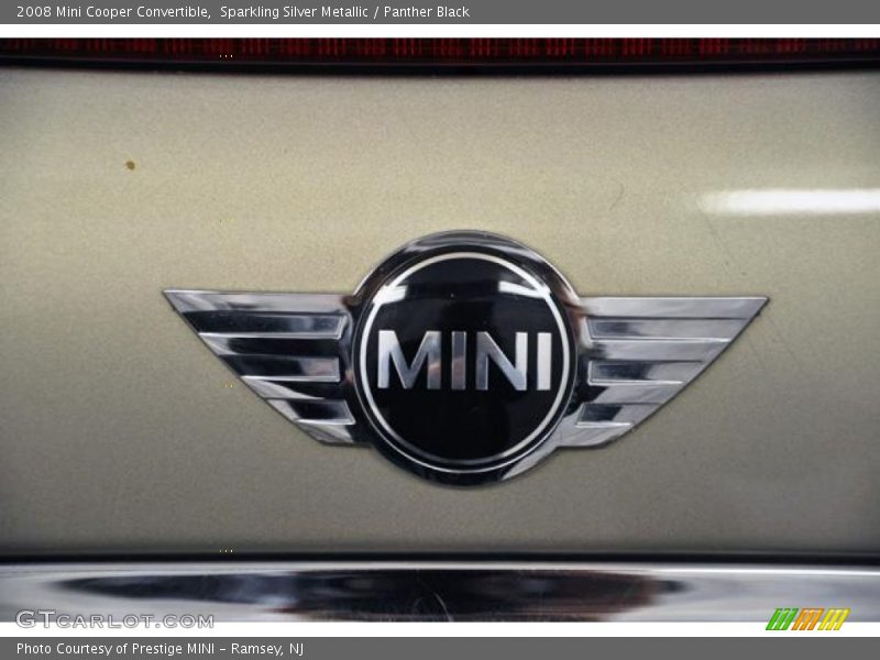 Sparkling Silver Metallic / Panther Black 2008 Mini Cooper Convertible