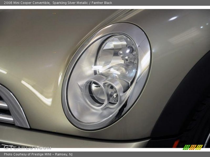 Sparkling Silver Metallic / Panther Black 2008 Mini Cooper Convertible