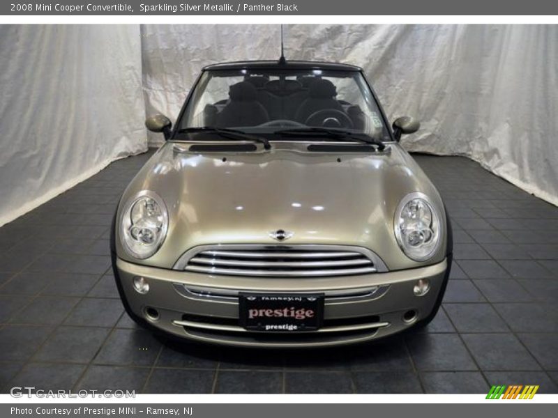 Sparkling Silver Metallic / Panther Black 2008 Mini Cooper Convertible