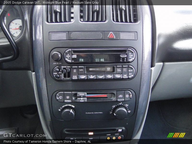 Midnight Blue Pearl / Medium Slate Gray 2005 Dodge Caravan SXT