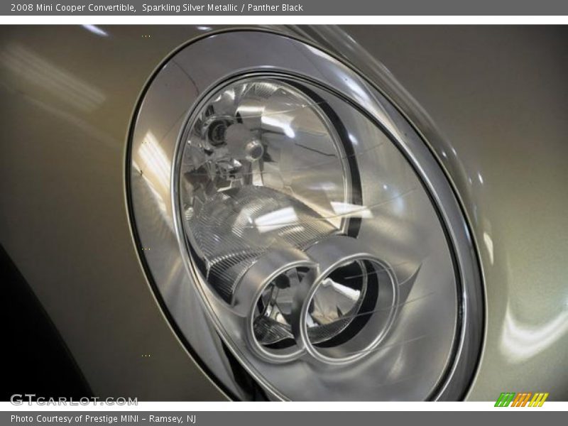 Sparkling Silver Metallic / Panther Black 2008 Mini Cooper Convertible