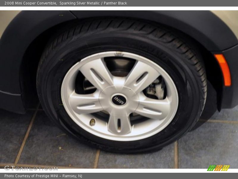 Sparkling Silver Metallic / Panther Black 2008 Mini Cooper Convertible