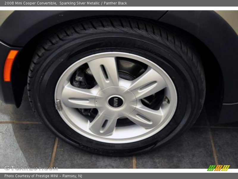 Sparkling Silver Metallic / Panther Black 2008 Mini Cooper Convertible