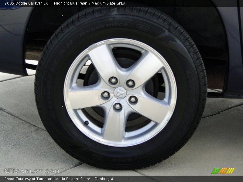 Midnight Blue Pearl / Medium Slate Gray 2005 Dodge Caravan SXT