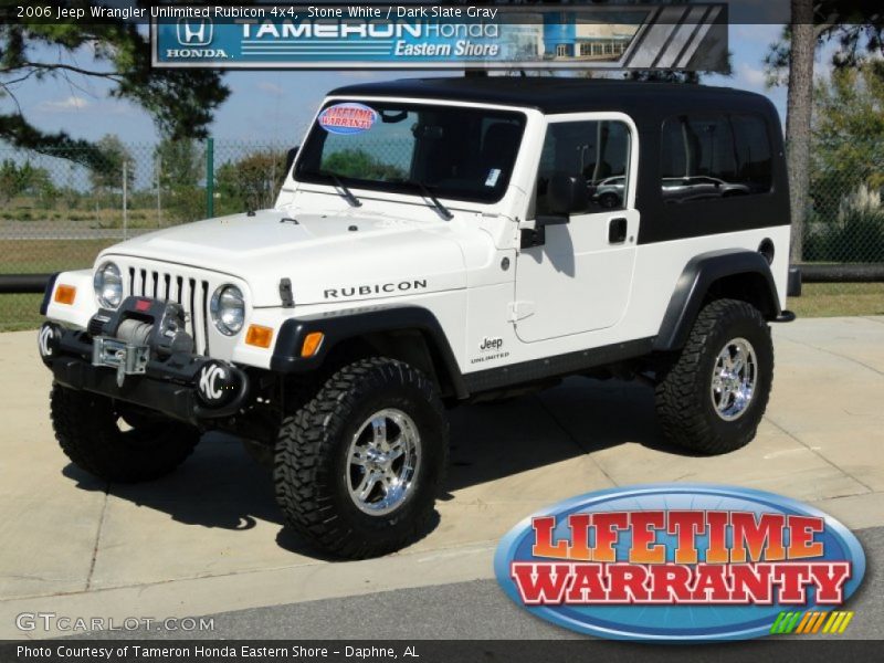 Stone White / Dark Slate Gray 2006 Jeep Wrangler Unlimited Rubicon 4x4