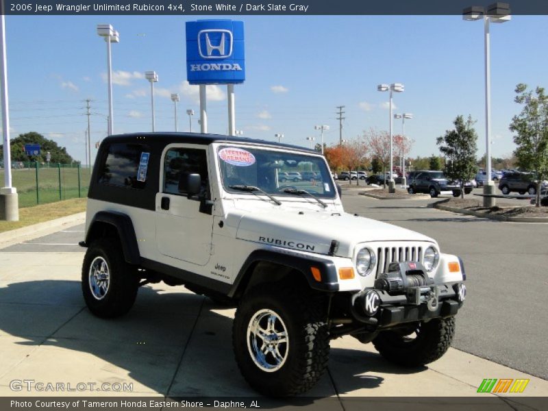 Stone White / Dark Slate Gray 2006 Jeep Wrangler Unlimited Rubicon 4x4