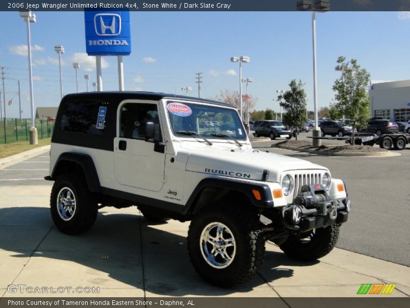Stone White / Dark Slate Gray 2006 Jeep Wrangler Unlimited Rubicon 4x4