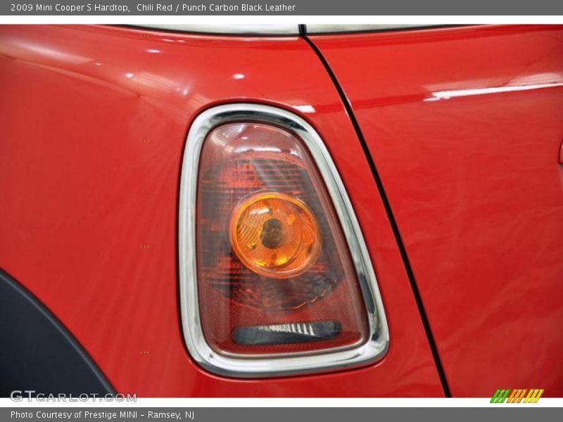 Chili Red / Punch Carbon Black Leather 2009 Mini Cooper S Hardtop