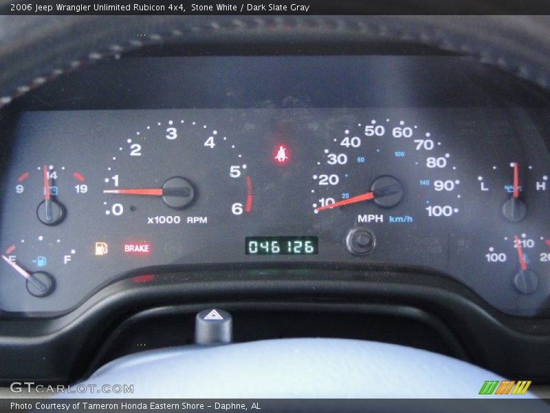  2006 Wrangler Unlimited Rubicon 4x4 Unlimited Rubicon 4x4 Gauges
