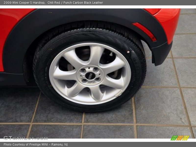 Chili Red / Punch Carbon Black Leather 2009 Mini Cooper S Hardtop