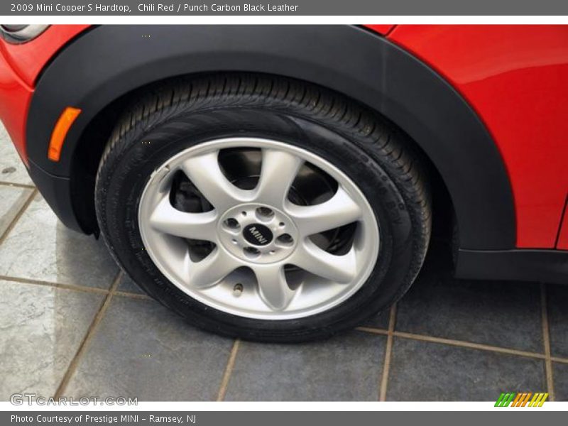 Chili Red / Punch Carbon Black Leather 2009 Mini Cooper S Hardtop