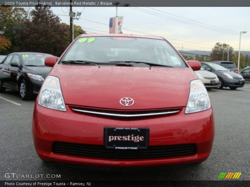 Barcelona Red Metallic / Bisque 2009 Toyota Prius Hybrid