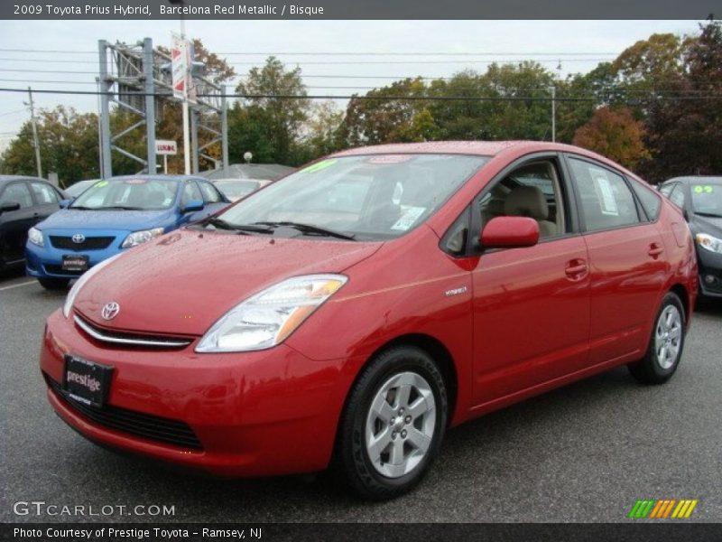 Barcelona Red Metallic / Bisque 2009 Toyota Prius Hybrid