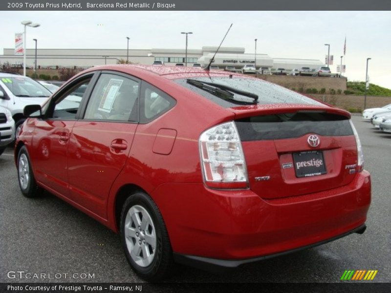 Barcelona Red Metallic / Bisque 2009 Toyota Prius Hybrid
