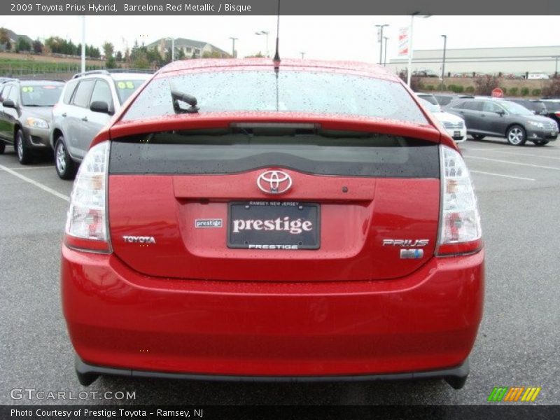 Barcelona Red Metallic / Bisque 2009 Toyota Prius Hybrid