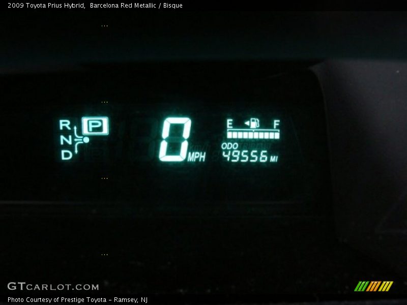 Barcelona Red Metallic / Bisque 2009 Toyota Prius Hybrid