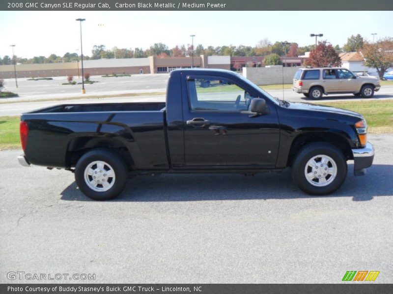 Carbon Black Metallic / Medium Pewter 2008 GMC Canyon SLE Regular Cab