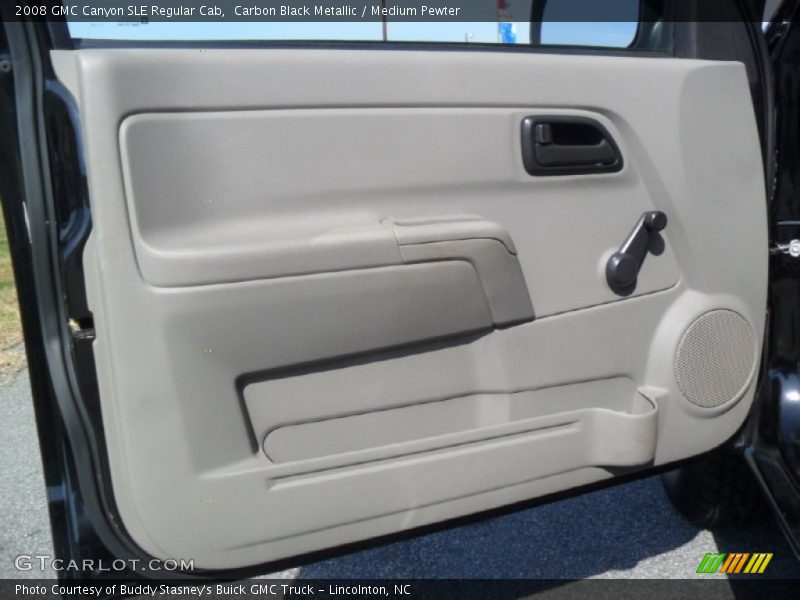 Carbon Black Metallic / Medium Pewter 2008 GMC Canyon SLE Regular Cab