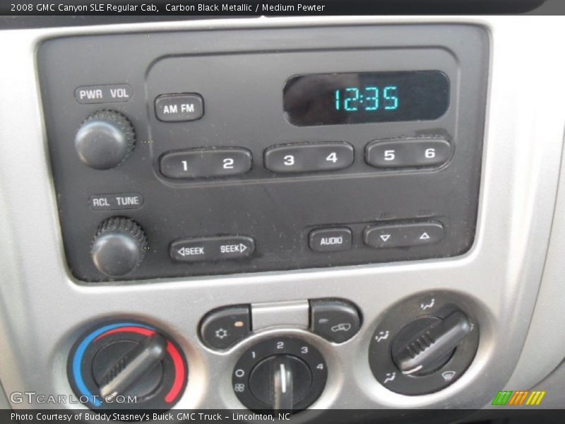 Carbon Black Metallic / Medium Pewter 2008 GMC Canyon SLE Regular Cab