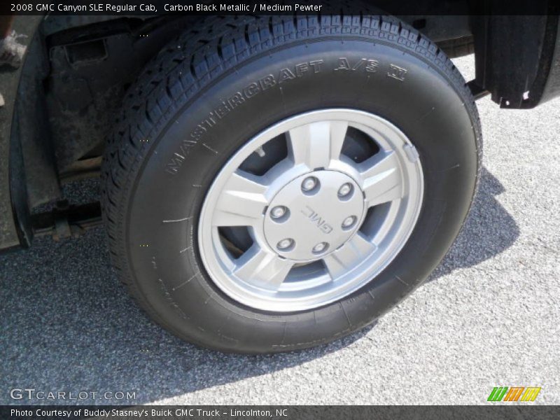 Carbon Black Metallic / Medium Pewter 2008 GMC Canyon SLE Regular Cab