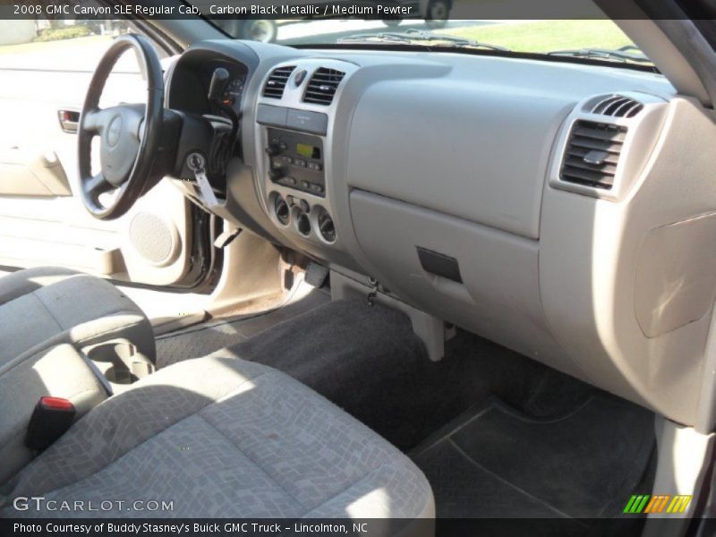 Carbon Black Metallic / Medium Pewter 2008 GMC Canyon SLE Regular Cab