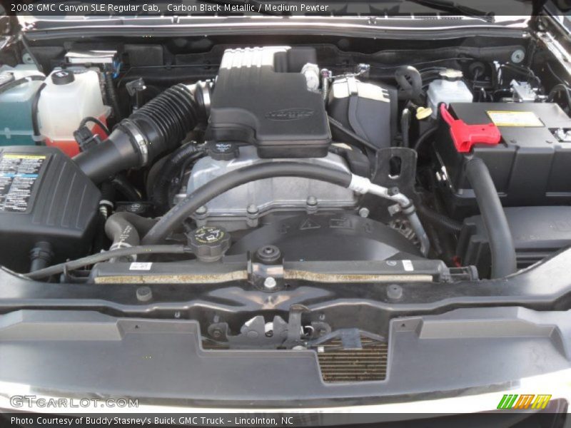 Carbon Black Metallic / Medium Pewter 2008 GMC Canyon SLE Regular Cab