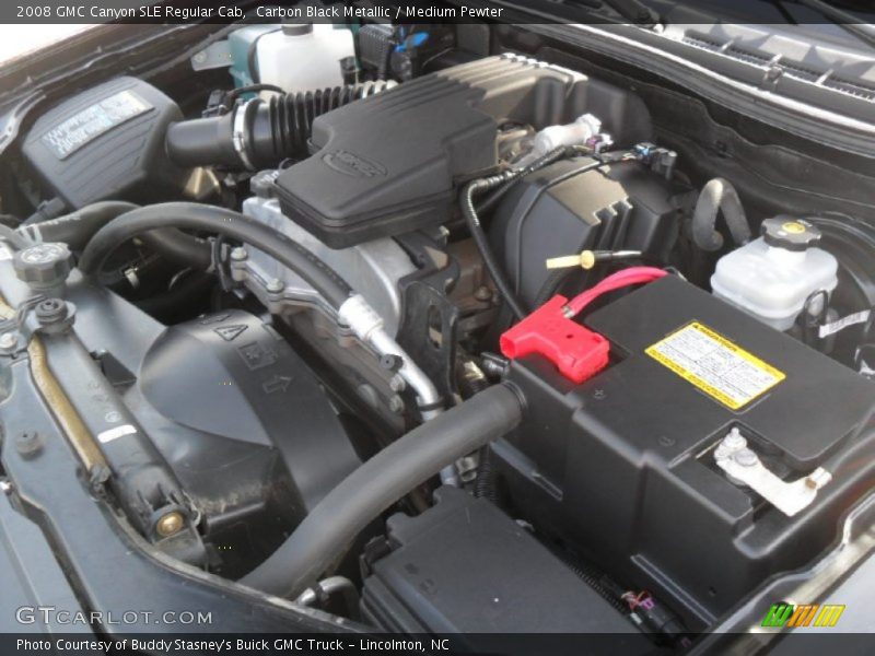 Carbon Black Metallic / Medium Pewter 2008 GMC Canyon SLE Regular Cab