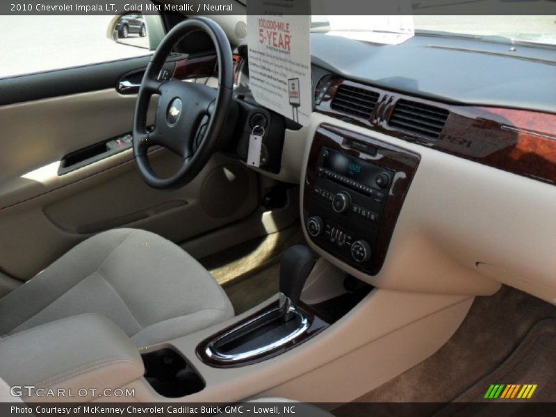 Gold Mist Metallic / Neutral 2010 Chevrolet Impala LT