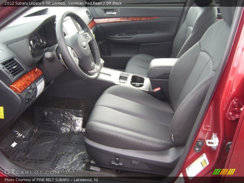  2012 Legacy 3.6R Limited Off Black Interior