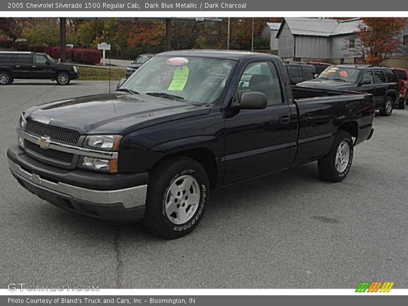 Dark Blue Metallic / Dark Charcoal 2005 Chevrolet Silverado 1500 Regular Cab