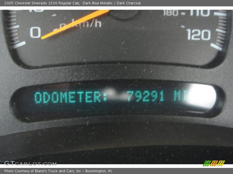 Dark Blue Metallic / Dark Charcoal 2005 Chevrolet Silverado 1500 Regular Cab