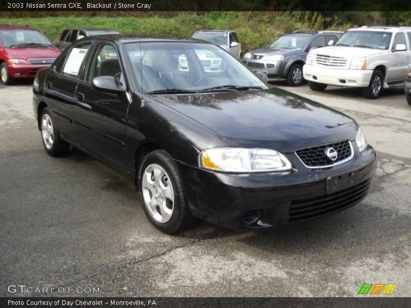 Blackout / Stone Gray 2003 Nissan Sentra GXE
