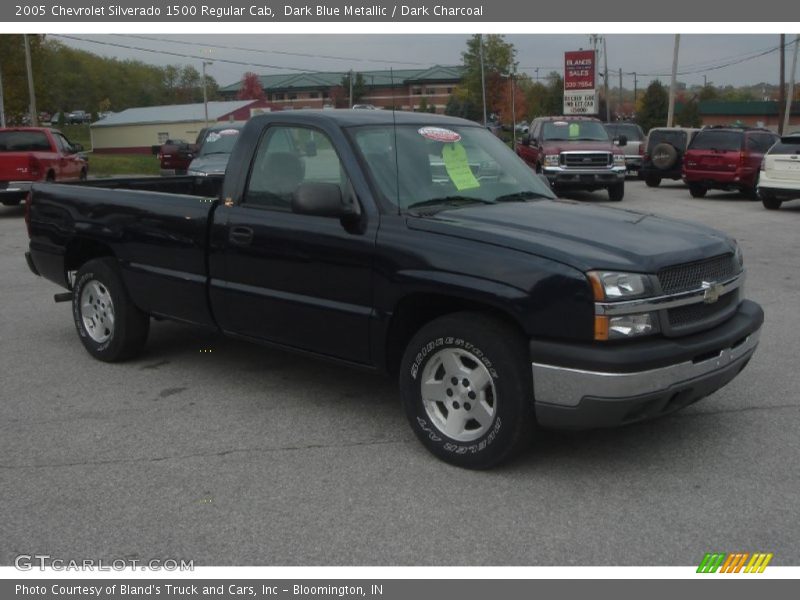 Dark Blue Metallic / Dark Charcoal 2005 Chevrolet Silverado 1500 Regular Cab