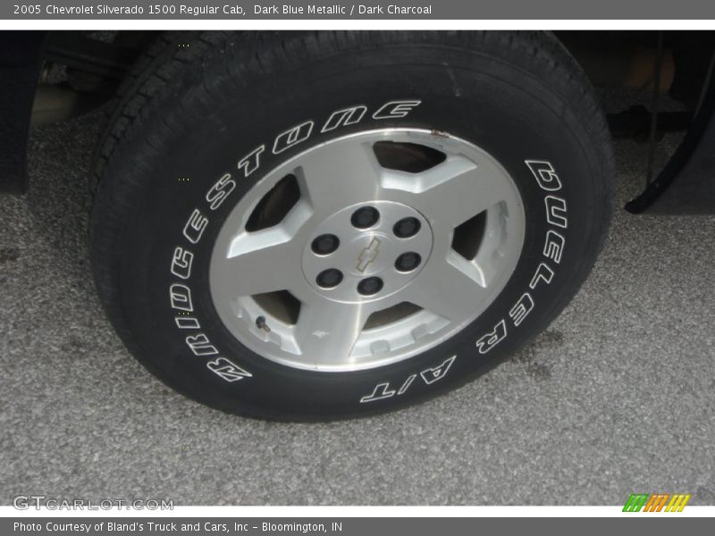 Dark Blue Metallic / Dark Charcoal 2005 Chevrolet Silverado 1500 Regular Cab