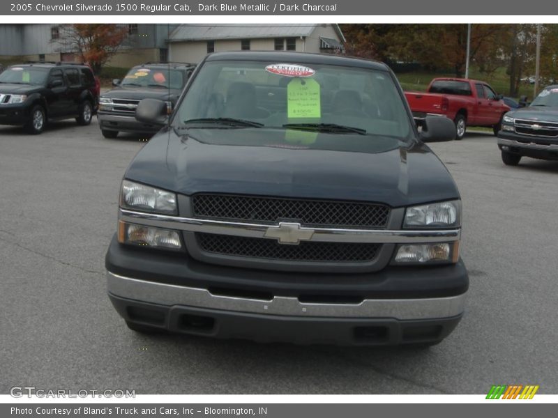 Dark Blue Metallic / Dark Charcoal 2005 Chevrolet Silverado 1500 Regular Cab