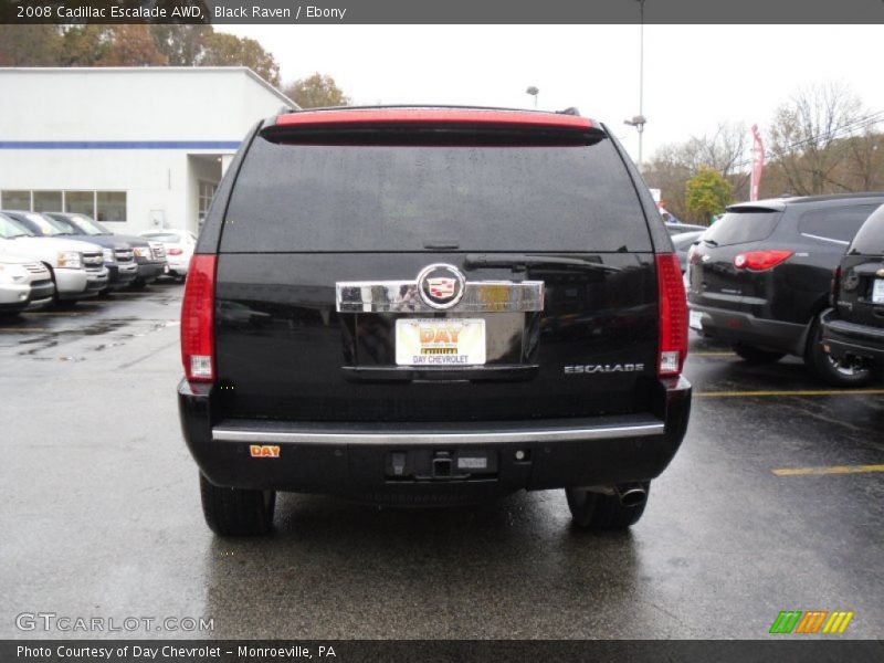 Black Raven / Ebony 2008 Cadillac Escalade AWD