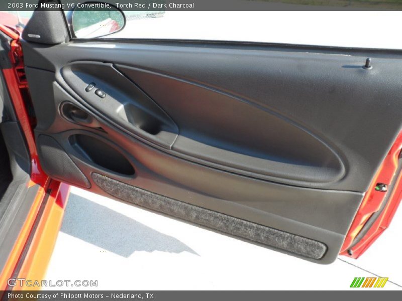 Torch Red / Dark Charcoal 2003 Ford Mustang V6 Convertible