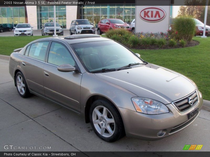 Polished Pewter Metallic / Frost 2003 Nissan Altima 3.5 SE
