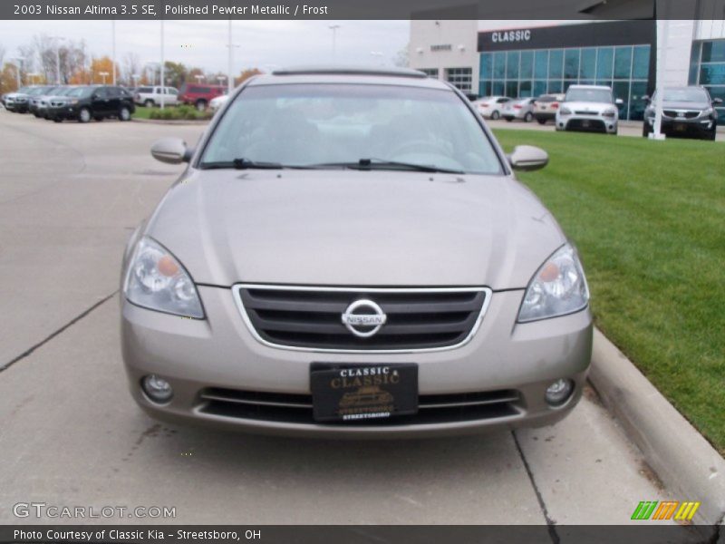 Polished Pewter Metallic / Frost 2003 Nissan Altima 3.5 SE