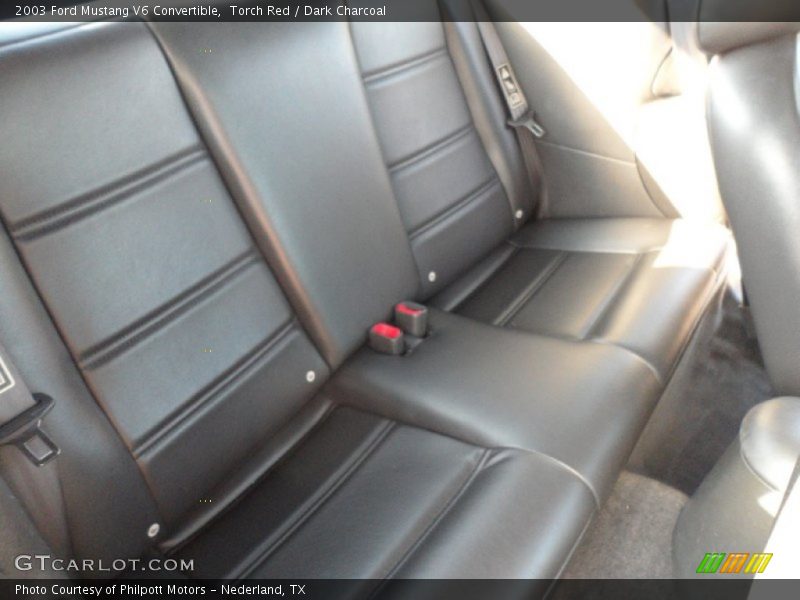Torch Red / Dark Charcoal 2003 Ford Mustang V6 Convertible